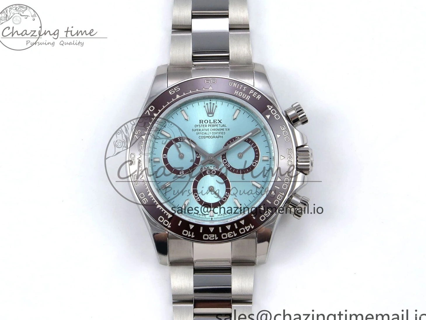 MiroTime 0303 Daytona 126506 QF 1:1 Best Edition Ice Blue Dial Lume Marker on SS YG Braclet SH4131 V TopPick 1272